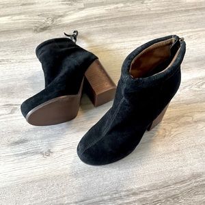 Jeffrey Campbell - Black Suede Ankle Boots